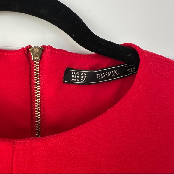Adorable Zara trafaluc red mini dress! - Picture 3 of 7